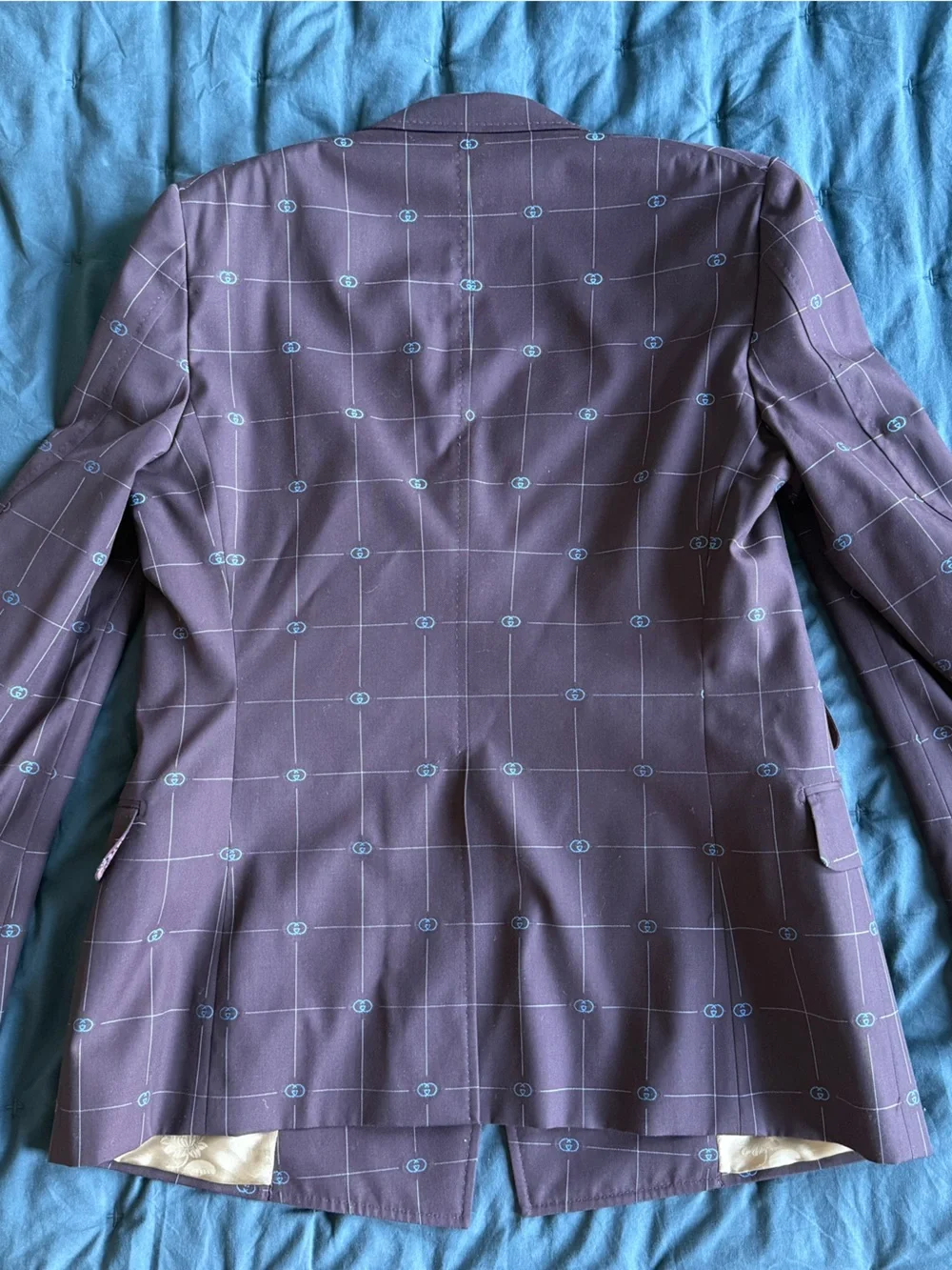 GUCCI MEN’S DOUBLE-BREAST BLAZER SIZE 46R